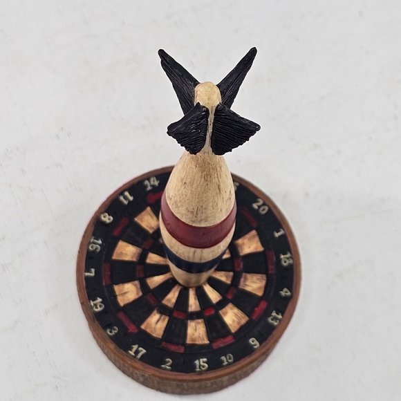 Russ Berrie Dart Board Resin Figurine Pen *Pen is out of ink* - Picture 8 of 8